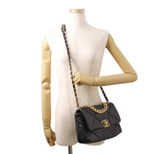 Load image into Gallery viewer, CHANEL CHANEL19 ChainShoulder Bag BlackAS1160 Shiny Lambskin