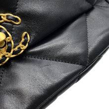 Load image into Gallery viewer, CHANEL CHANEL19 ChainShoulder Bag BlackAS1160 Shiny Lambskin