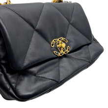 Load image into Gallery viewer, CHANEL CHANEL19 ChainShoulder Bag BlackAS1160 Shiny Lambskin