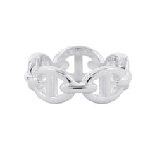 将图像加载到图库查看器中,HERMES Chaine d'Ancre Anchene Ring Size PM/49/#9 SV925