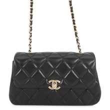Load image into Gallery viewer, CHANEL Matelasse Mini Flap ChainShoulder Bag BlackAP4592 Lambskin Size Mini(7.5")