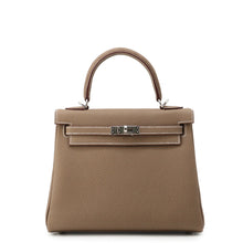 Load image into Gallery viewer, HERMES Kelly Retourne Etoupe Togo Leather Size 25