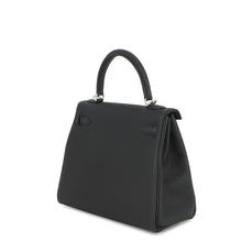 将图像加载到图库查看器中,HERMES Kelly Retourne Black Togo Leather Size 25