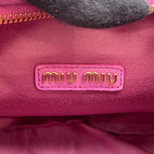 将图像加载到图库查看器中,MIUMIU Wonder Hobo Bag Pink5BC125 suede