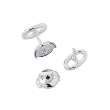Load image into Gallery viewer, HERMES Chaine d'Ancre motif Farandole Earrings Size TPM SV925