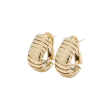 Load image into Gallery viewer, BVLGARI Tubogas Earrings 18K Yellow Gold