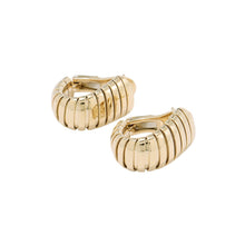 Load image into Gallery viewer, BVLGARI Tubogas Earrings 18K Yellow Gold