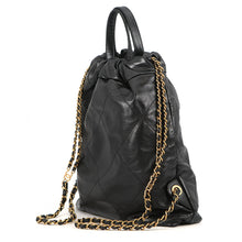 Load image into Gallery viewer, CHANEL CHANEL22 Backpack BlackAS3859 Shiny Calf Leather Size Small