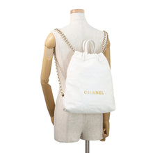 Load image into Gallery viewer, CHANEL CHANEL22 Backpack WhiteAS3859 Shiny Calf Leather Size Small