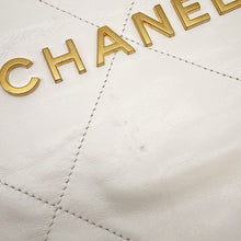Load image into Gallery viewer, CHANEL CHANEL22 Backpack WhiteAS3859 Shiny Calf Leather Size Small