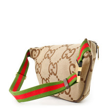 将图像加载到图库查看器中,GUCCI jumbo GG belt bag Beige/Brown696031 Canvas Leather