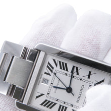 Load image into Gallery viewer, CARTIER Tank Solo XL H40.85mm ×W31mm Stainless Steel Silver DialW5200028