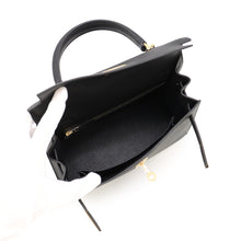 将图像加载到图库查看器中,HERMES Kelly Sellier Black Epsom Size 25