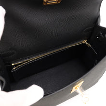 将图像加载到图库查看器中,HERMES Kelly Sellier Black Epsom Size 25