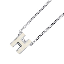 Load image into Gallery viewer, HERMES Pop Ash Necklace Size Mini White Metal