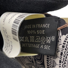将图像加载到图库查看器中,HERMES Twilly Merveilleuse Lantern Black/White Silk100%