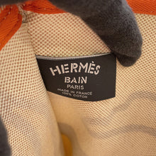 Load image into Gallery viewer, HERMES Flat Pouch Ta-la-Banane Yellow/Blue Cotton100% Size PM