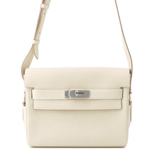 Load image into Gallery viewer, HERMES Kelly Messenger Craie Togo Leather Size PM