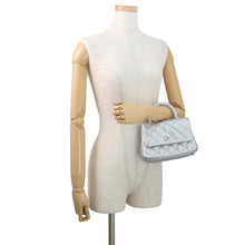 Load image into Gallery viewer, CHANEL Coco Handle 2WAYHandbag SilverAS2215 Caviar Leather Size XXS