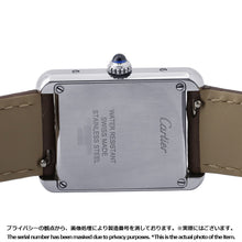 Load image into Gallery viewer, CARTIER Cartier Tank Solo SM H31mm×H24.4mm Stainless Steel Leather Silver DialWSTA0030