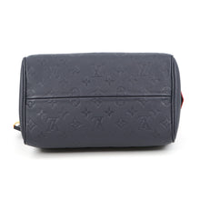 将图像加载到图库查看器中,LOUIS VUITTON Speedy Bandouliere Marine RougeM43501 Monogram Empreinte Leather Size 25