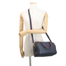 将图像加载到图库查看器中,LOUIS VUITTON Speedy Bandouliere Marine RougeM43501 Monogram Empreinte Leather Size 25