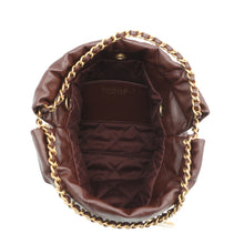 Load image into Gallery viewer, CHANEL CHANEL22 ChainBag BrownAS3980 Shiny Calf Leather Size Mini