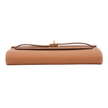 Load image into Gallery viewer, HERMES Kelly wallet long to go Gold Epsom