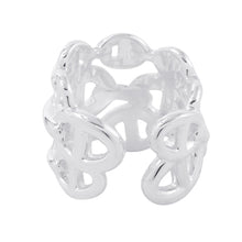 将图像加载到图库查看器中,HERMES Chaine d'Ancre Anchene Ring Size GM/51/#11 SV925