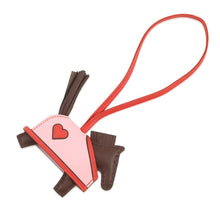 Load image into Gallery viewer, HERMES Rodeo Loveo Cool Terre/Capucines/Rose Sakura Lambskin Size PM