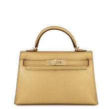 Load image into Gallery viewer, HERMES Mini Kelly 2 Outer stitch Dore Chevre Shamqila