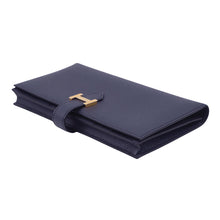将图像加载到图库查看器中,HERMES Bean Soufre Blue Indigo Epsom