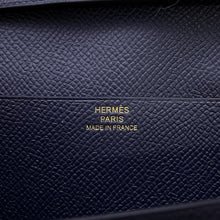 将图像加载到图库查看器中,HERMES Bean Soufre Blue Indigo Epsom