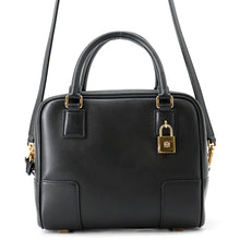 将图像加载到图库查看器中,LOEWE Amazona Square BlackA039N10X03 Calf Leather Size 19