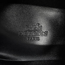 Load image into Gallery viewer, HERMES Mocassins Royale Gris Argent Chevre Metallize Size 36