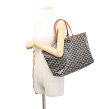 Load image into Gallery viewer, GOYARD Saint Louis Black/TanSTLOUIPMLTY01CL03P PVC Leather Size PM