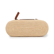 Load image into Gallery viewer, LOEWE Anagram Square Basket Bag Beige/TanACBK099X04 Raffia Leather Size Small