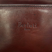 Load image into Gallery viewer, Berluti Calligraphy Tote Bag Brown Leather