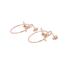 将图像加载到图库查看器中,HERMES Echappee Loop Earrings Size PM 18K Pink Gold