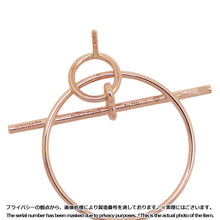 将图像加载到图库查看器中,HERMES Echappee Loop Earrings Size PM 18K Pink Gold