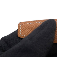 Load image into Gallery viewer, HERMES KohlBaroque Belt Size 31.5" Black/Gold Epsom Box Calf Leather