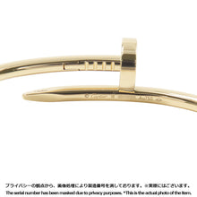 Load image into Gallery viewer, CARTIER Juste Un Clou Bracelet Classic Model Size 18/ClassicalB6048218/B6048200 18K Yellow Gold
