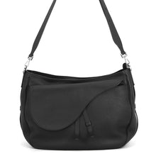 Load image into Gallery viewer, Dior Saddle 2-Way Soft Bag Black1ADHO023ULC_H00N Leather