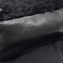 将图像加载到图库查看器中,CHANEL Lapin ChainShoulder Bag Black Lapin Leather Size 25