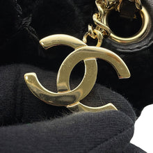 将图像加载到图库查看器中,CHANEL Lapin ChainShoulder Bag Black Lapin Leather Size 25