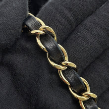 将图像加载到图库查看器中,CHANEL Lapin ChainShoulder Bag Black Lapin Leather Size 25
