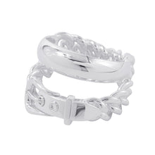 将图像加载到图库查看器中,HERMES BoucleSellier Inflexible Ring Size 54/#14 SV925