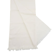 Load image into Gallery viewer, HERMES Stole New Libris Size 75x213 cm Ivoire Cashmere85% Silk15%