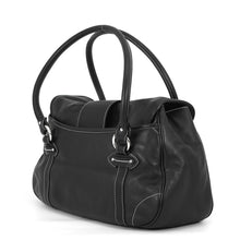 Load image into Gallery viewer, Dior CD Logo Handbag Black Leather