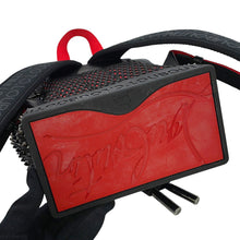 Load image into Gallery viewer, Christian Louboutin Explorer Funk Studded Backpack Black/Red3215038 Leather Canvas Size Small
